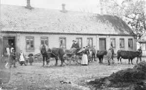 Amhøjgården præsenterer sig i 1896.
